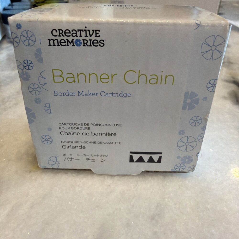 Creative Memories Banner Chain Border Maker Cartridge Punch - NIB